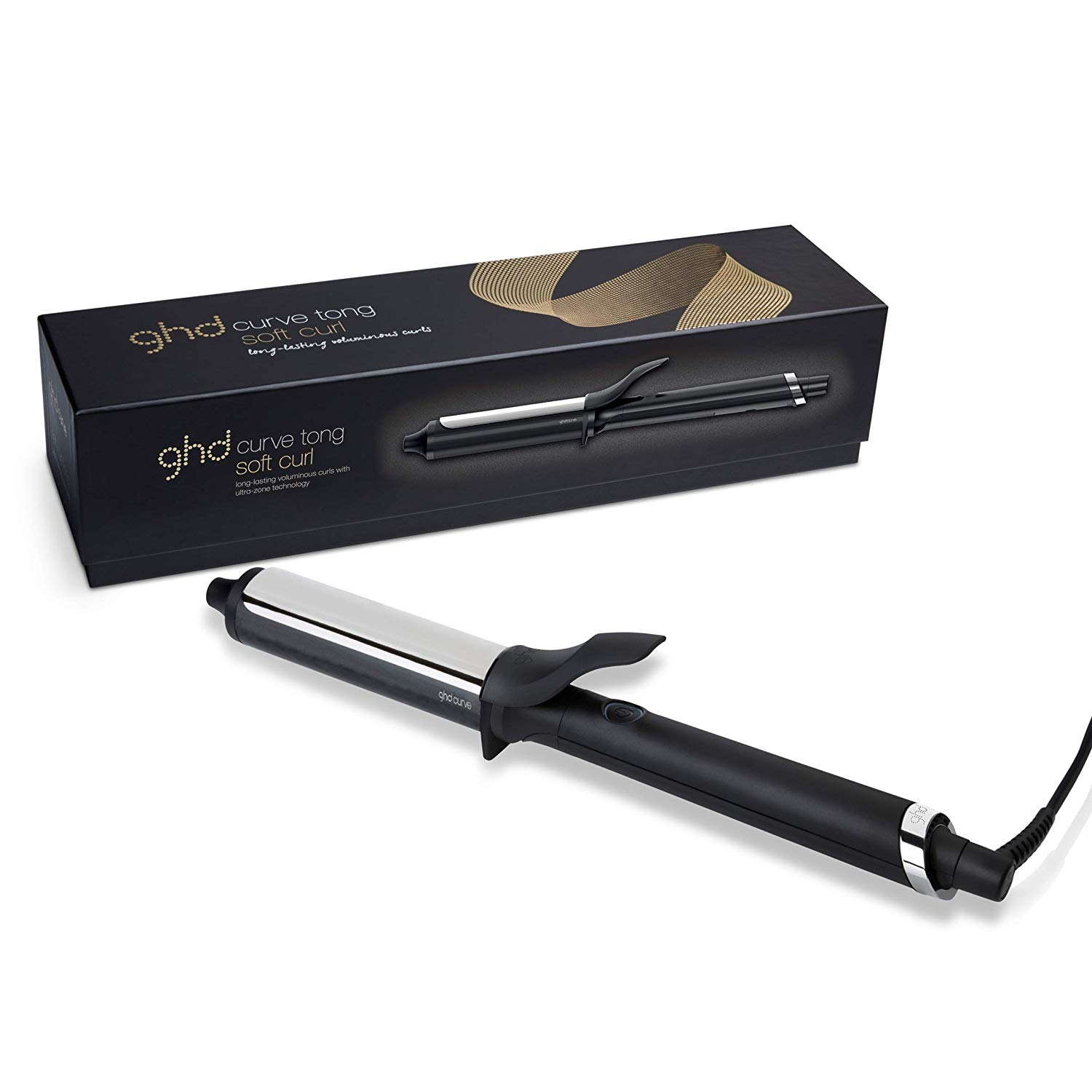 ghd Curve Soft Curl Tong, 32 mm Large Barrel, Creates Big Curls And Soft Waves