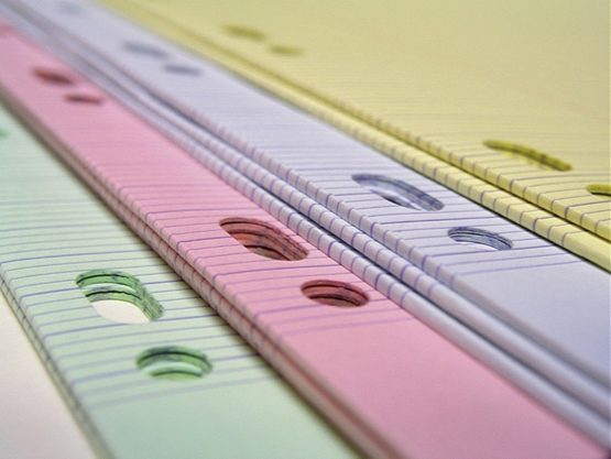 Clairefontaine Double Coloured Sheets, A4, Séyès ruling, 100 pages - Assorted Colours - Image 2