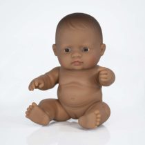 Miniland Miniland31148 Baby Doll Hispanic Girl Polybag, Multi-Color