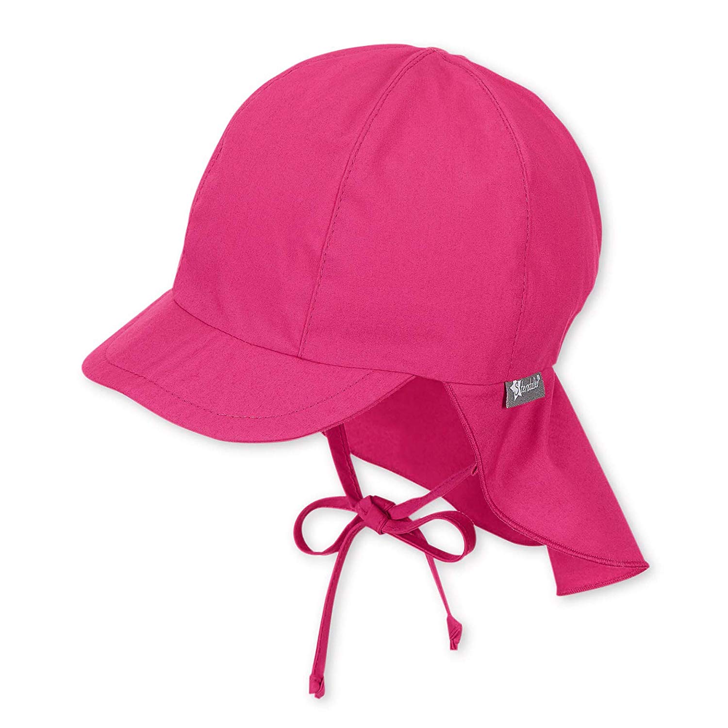 Sterntaler Baby Girls Schirmmütze M. Nackenschutz 1511410 Cowboy Hat, 43 Cap, Purple (Magenta 745), Xx-Large (Manufacturer Size: 43)