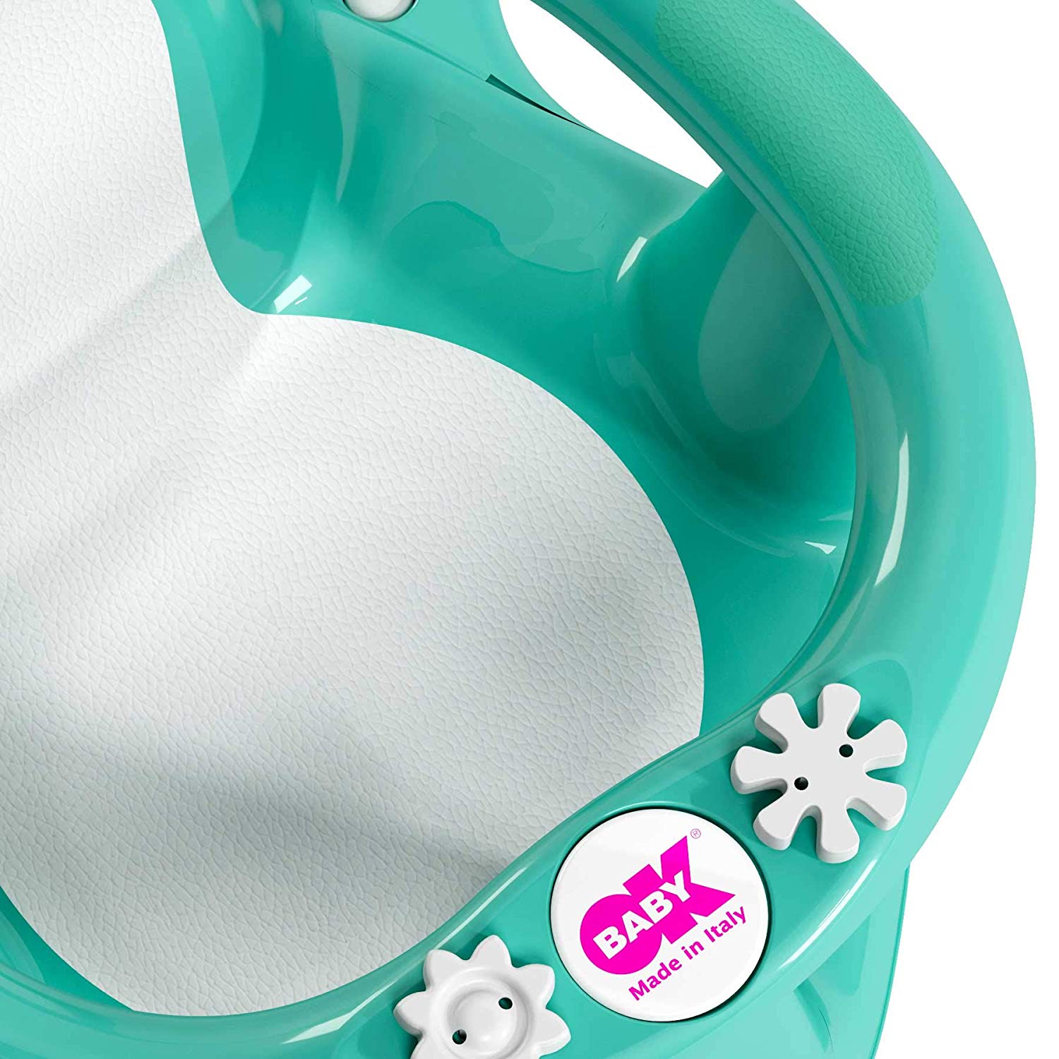 BabySun Ok Flipper Baby Bath Ring Seat Mint Green BigaMart