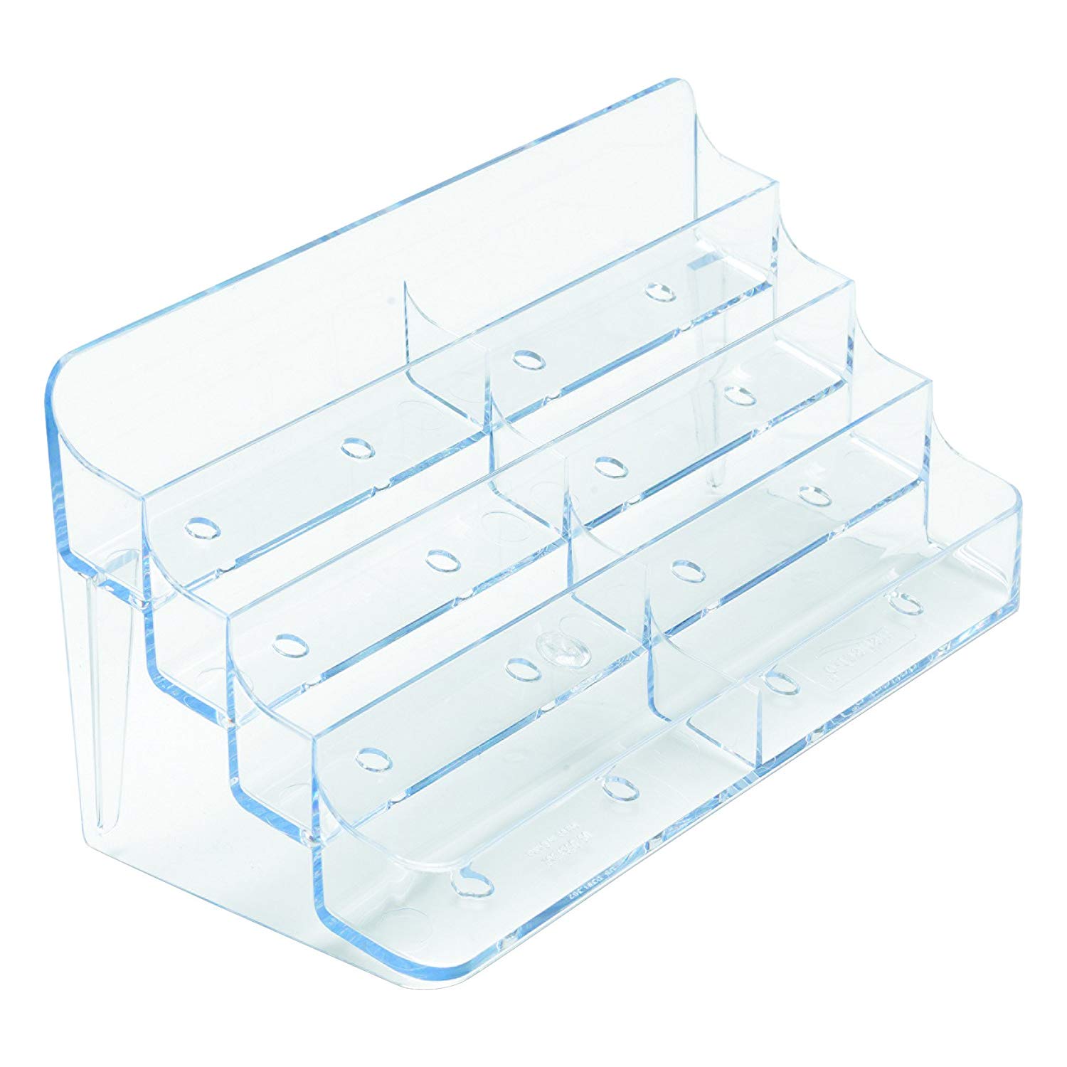 Deflecto Business Card Holder Desktop 8 Pockets Clear Ref 70801, Pack of 1 - Image 4