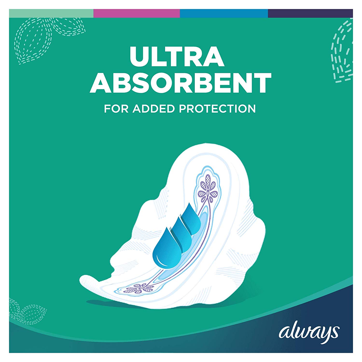 Always Ultra Normal Sanitary Towels with Wings 14 Pads Super Absorbent
