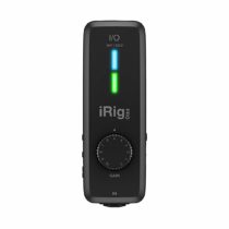 IK Multimedia iRig Pro I/O - Fully Equipped Pocket Audio, MIDI Interface, Recording Studio Quality Sound, 24 bits/96 kHz, Additional Essential Functions for Mobile Recording