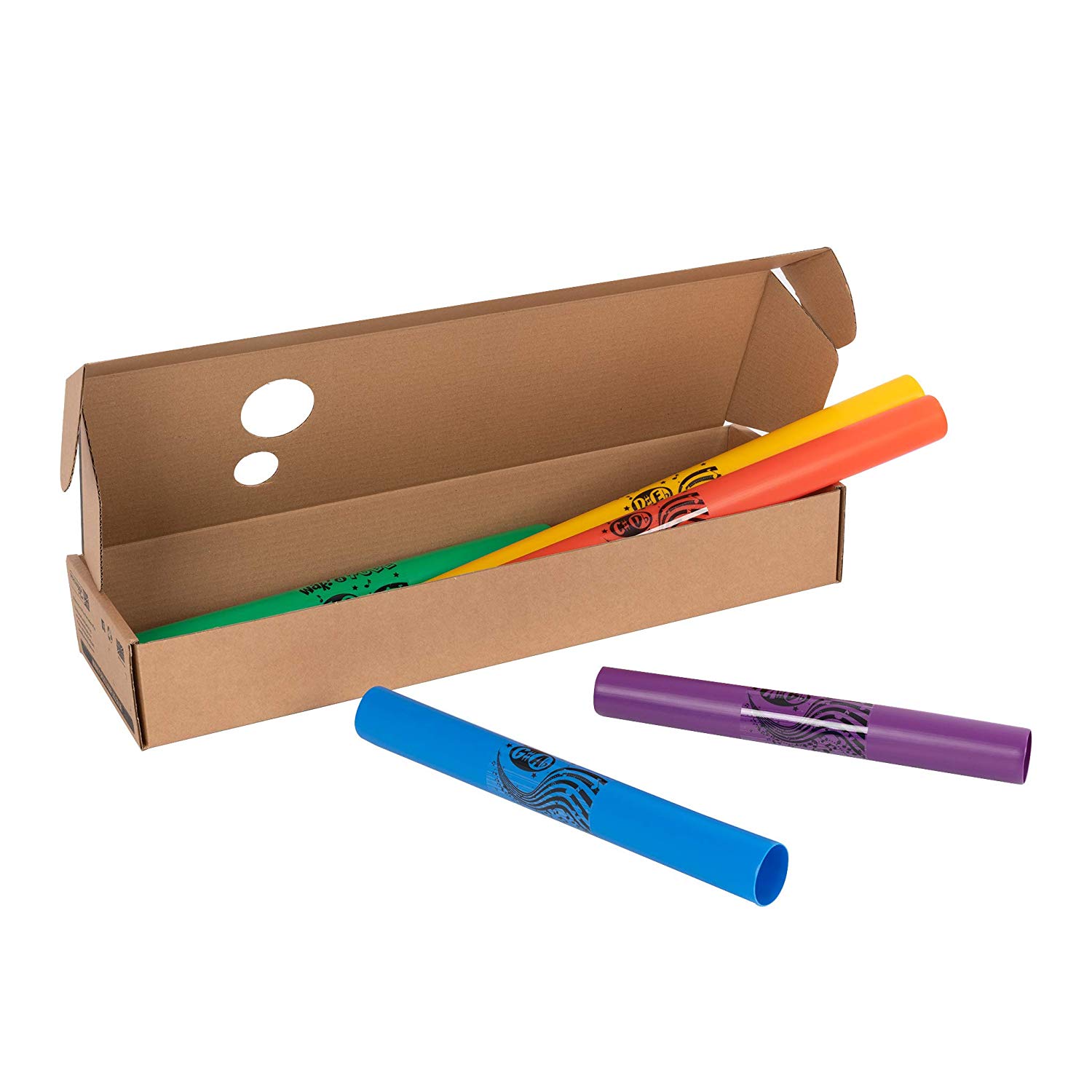 Percussion Plus PP791 Wak-a-Tube Chromatic, Multicolor (Set of 5), multi-colored - Image 3