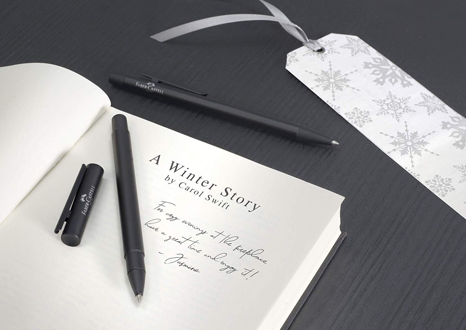 Faber-Castell 342304 Neo Slim Rollerball Pen - Black - Image 4
