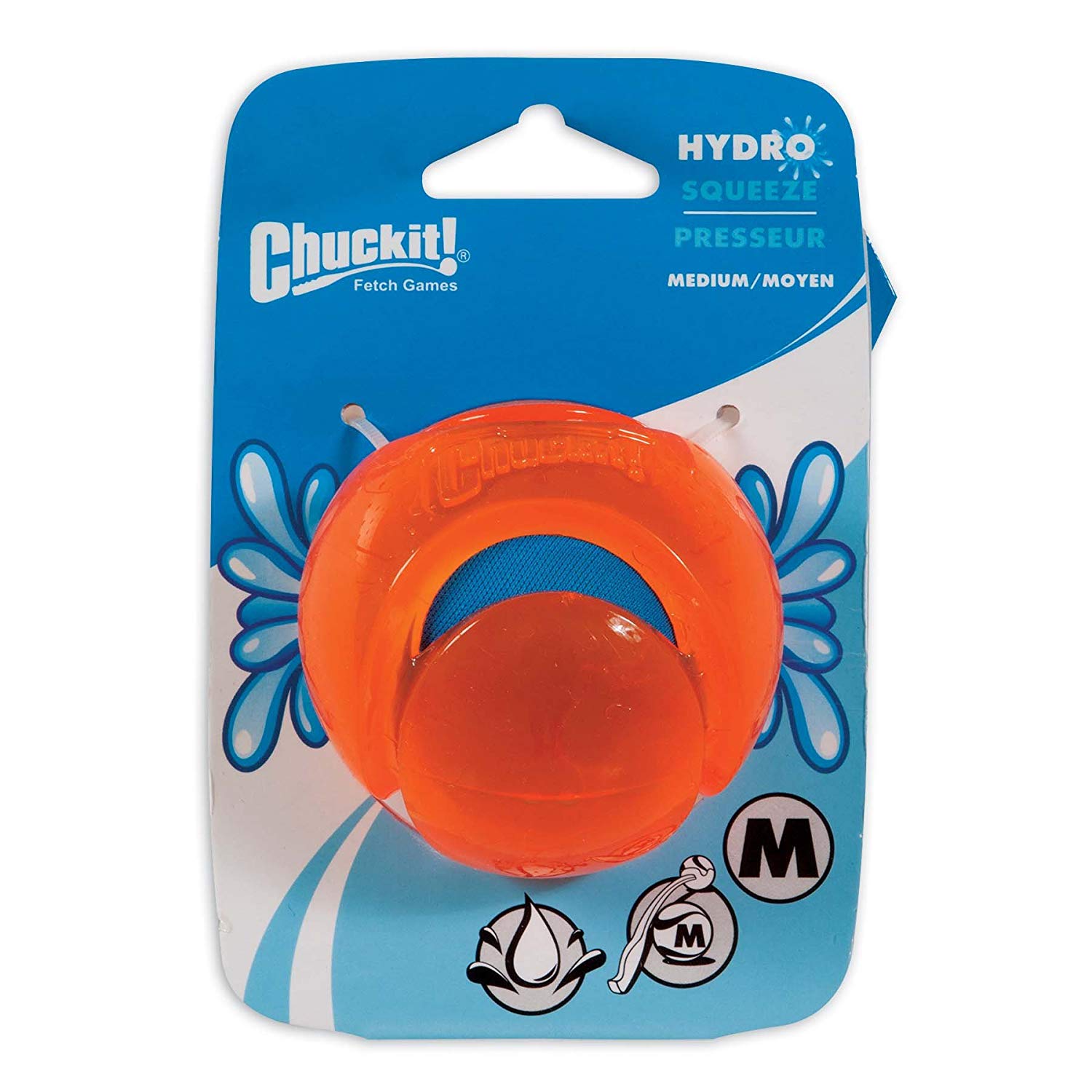 Chuckit HydroSqueeze Ball Medium, Assorted