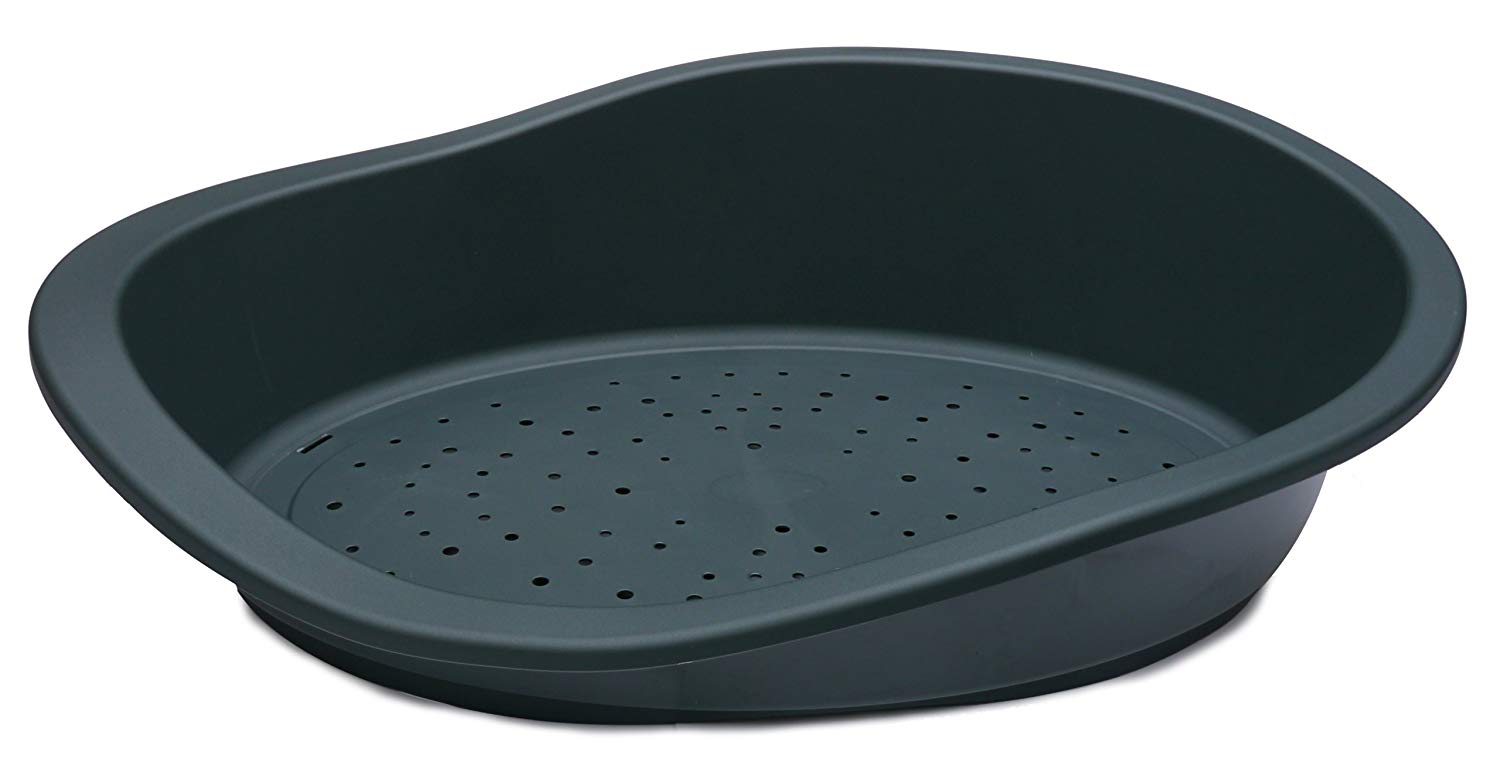Rosewood Sonny Classic 95 Plastic Dog Bed, Graphite, 68 x 95 x 27 cm (L x W x H)
