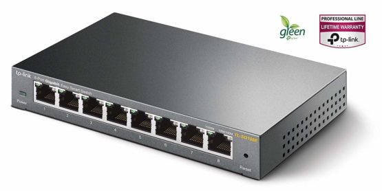 TP-Link Managed Network Switch 8-Port Gigabit, Support QoS VLAN IGMP Snooping, Network Monitoring through Web Interface, 3.68 W(TL-SG108E), Black - Image 4