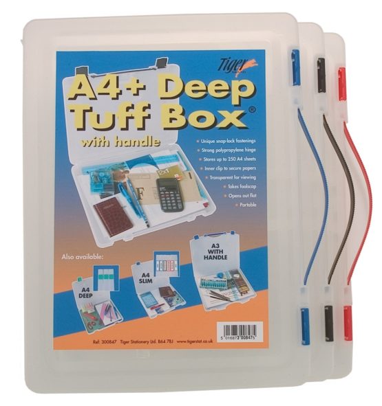 Tiger 300847 A4 Plus Deep Tuff Box With Handle