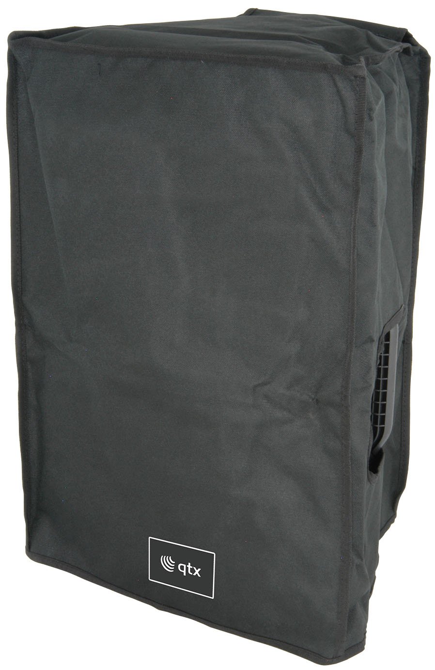 QTX 15" Speaker Cabinet slip Cover, Black/White