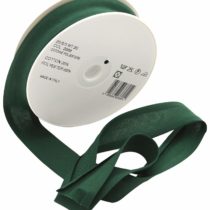 Inastri 25/5/5 mm Bias Binding-Col. 2968-BOTTLE GREEN-20m Roll, polycotton, Dark Bottle Green