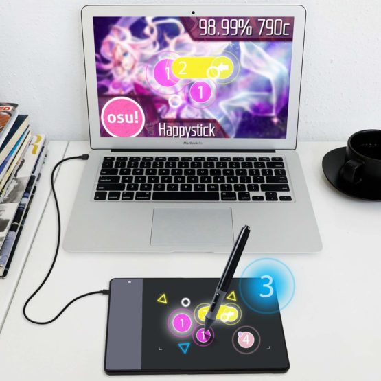 Huion 420 4 x 2.23 Inches Portable Hand Writing OSU Digital Pen Tablet Signature Pad for Mac and Window - Image 3