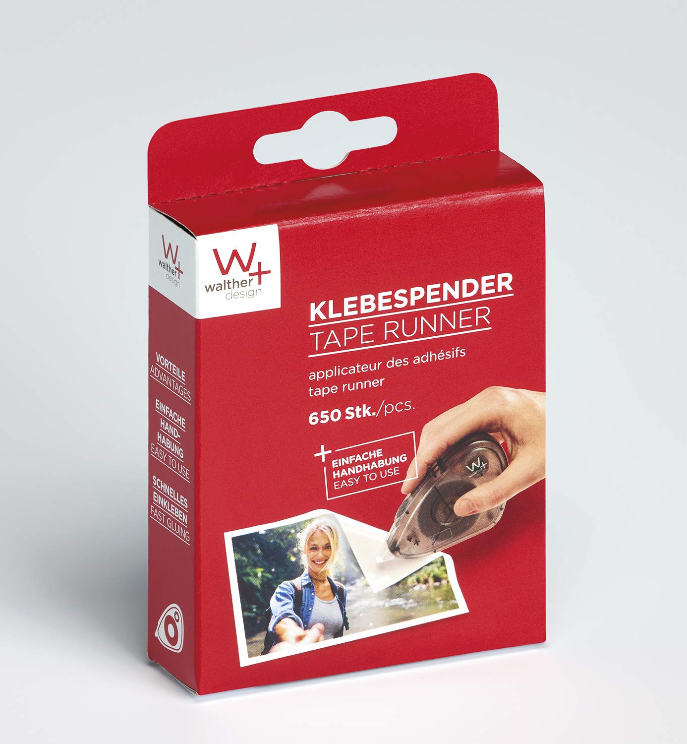 walther design Adhesive Dispenser 8x12 mm 650 Pieces FS1000S, Pack of 1 - Image 2