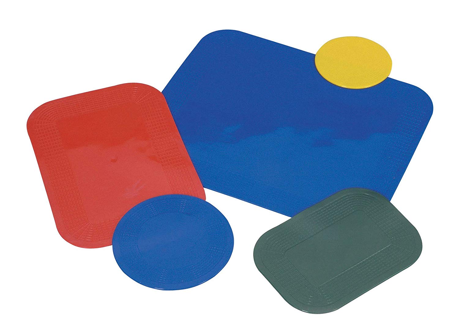 DYCEM Non Slip Pad, Round 14 cm Diameter, Silver, Precut Adhering Pad, Grip Assistance, Non-Toxic