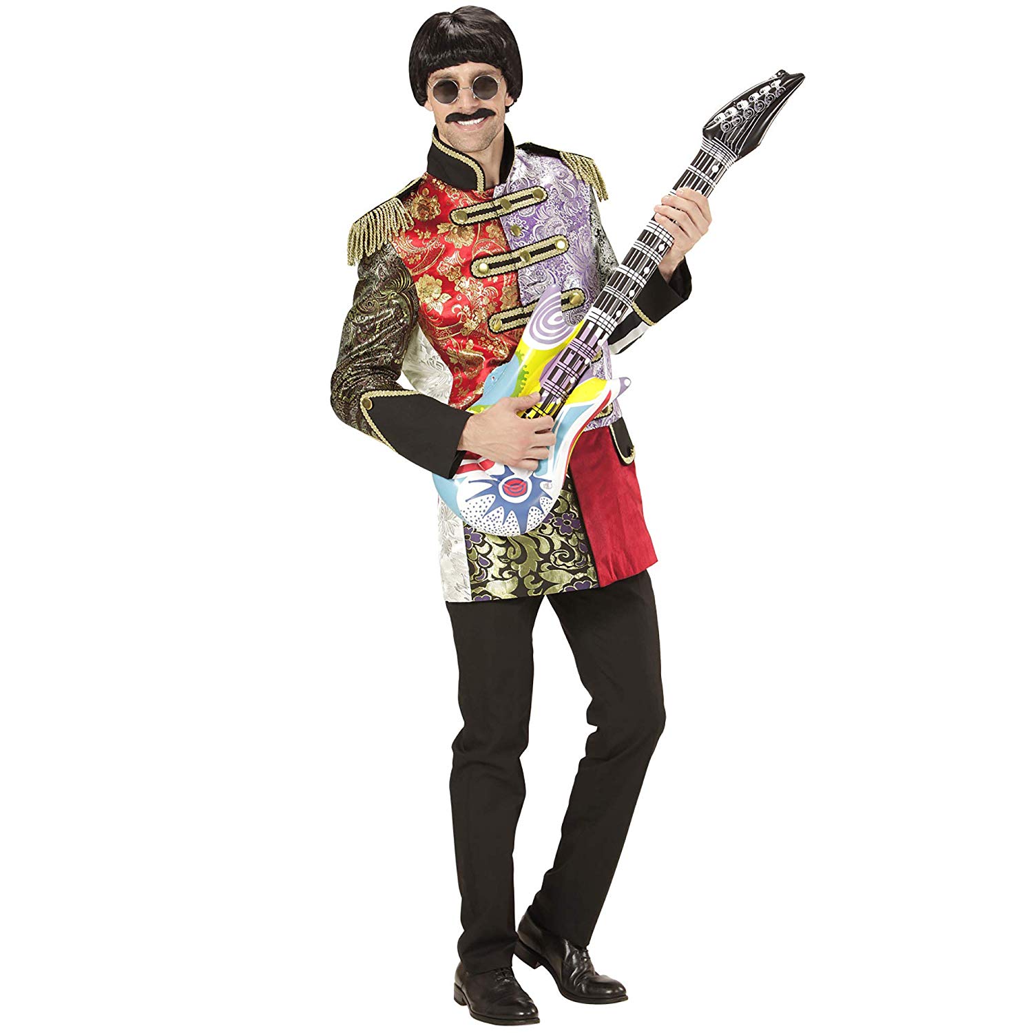 Widmann ? Jacquard Patchwork Parade Dressing-Up Costume Men's Coat, Multicolor - Image 4
