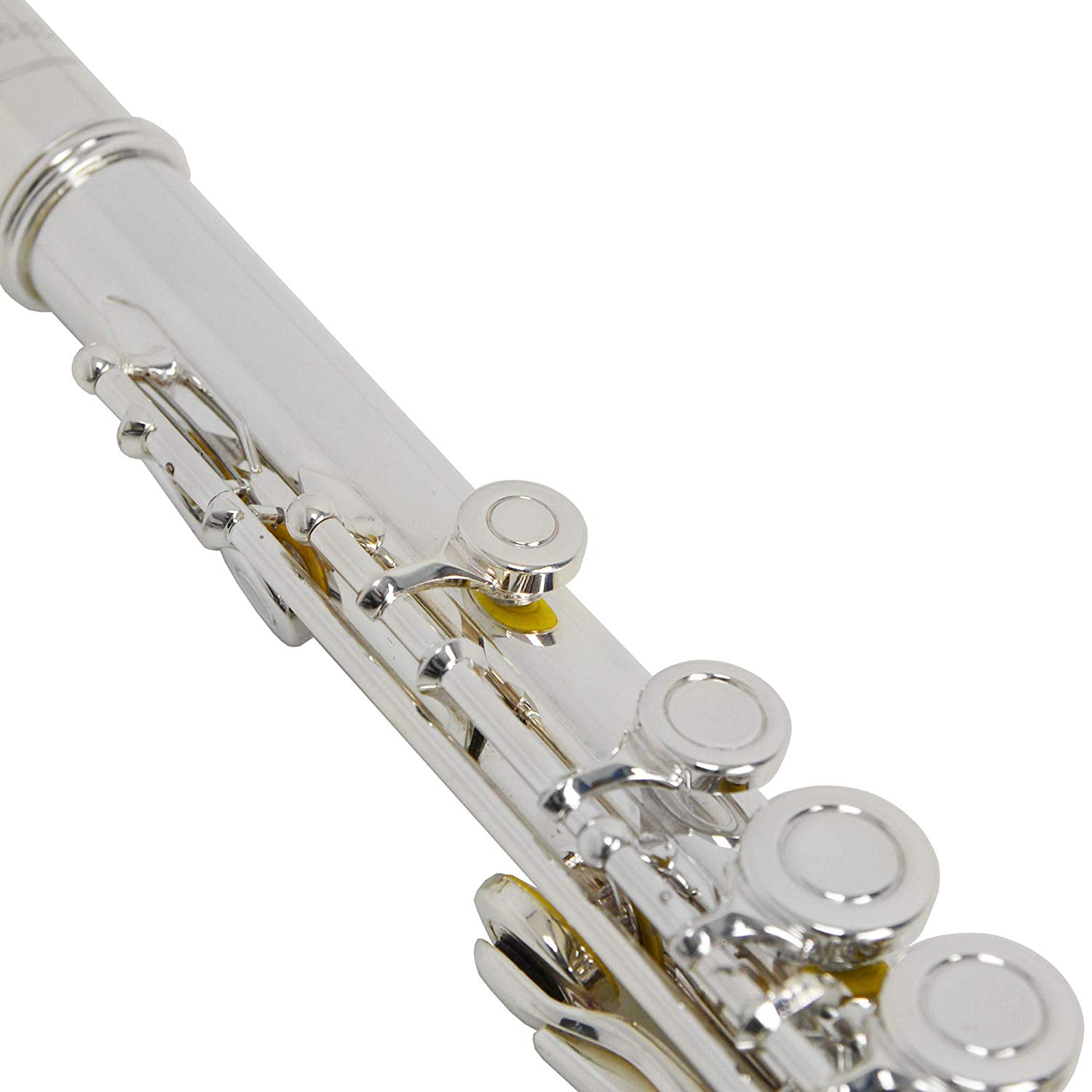 Montreux Student Flute for Beginners with Lightweight Protective Carry Case - Silver Plated, Offset G, Split E Mechanism, C Foot - Image 4