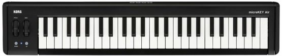 KORG MICROKEY2-49AIR Bluetooth Wireless and USB MIDI Controller - 49 Key - Black