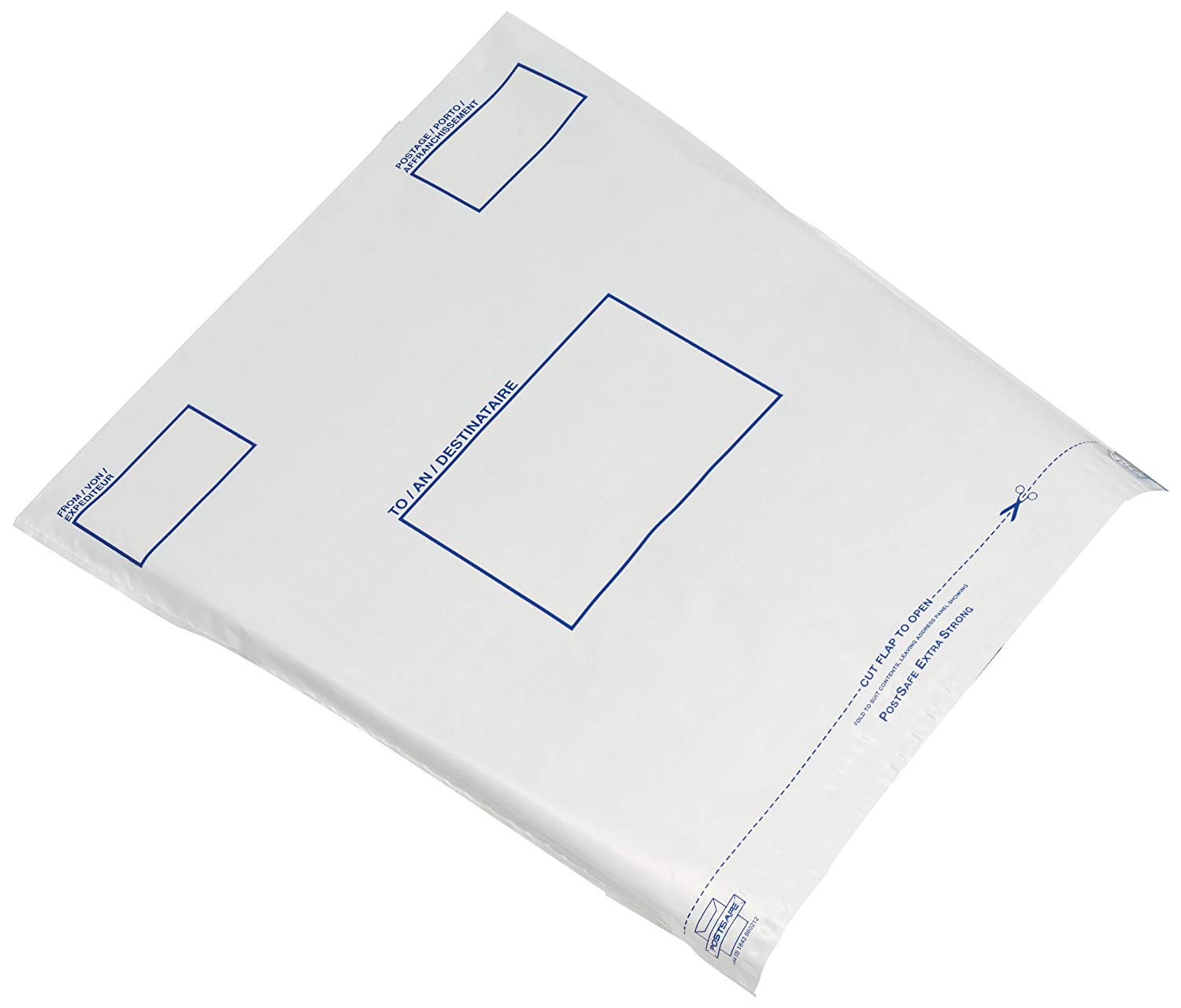 GoSecure Envelope Extra Strong Polythene 440 x 320 mm Opaque (Pack of 100)