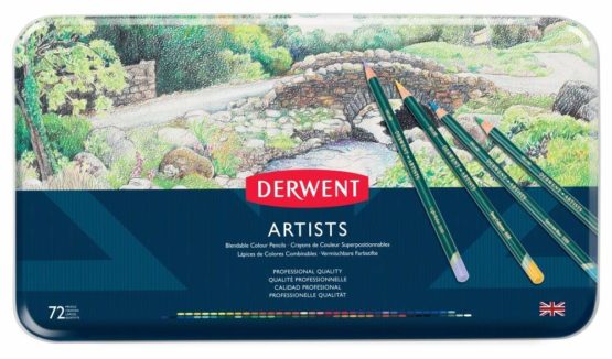Derwent Artists Colouring Pencils, Drawing & Writing, Ideal For Blending & Layering, Set Of 72, Professional Quality, 32097