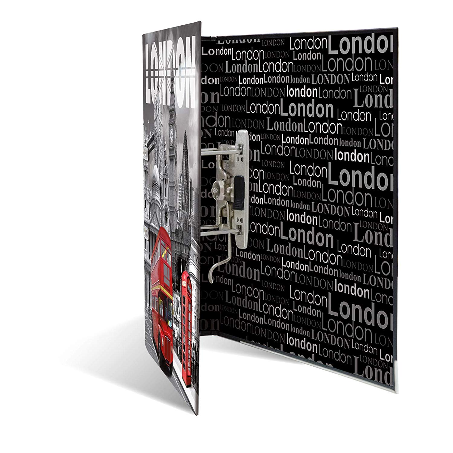 HERMA Lever Arch File Trend Cities with London Motif, A4, 70 mm Spine, with Inner Print, 1 Folder - Image 2