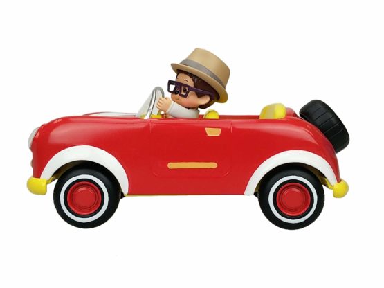 Monchhichi Monchhiroule Car with Wheels and Willow Figurine 20 cm - Image 3