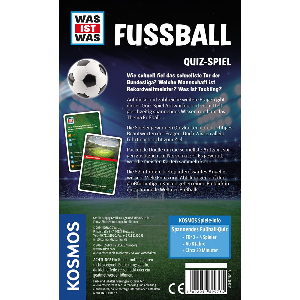 Kosmos 699734 - Football Quiz Game (German version), Silver, Pequeño - Image 2