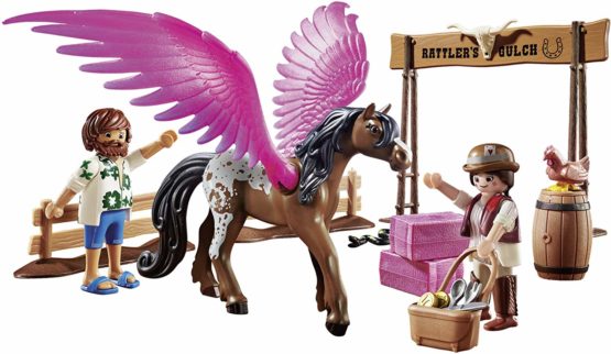 Playmobil: THE MOVIE 70074 Marla and Del with Flying Horse for Children Ages 5+ - Image 2