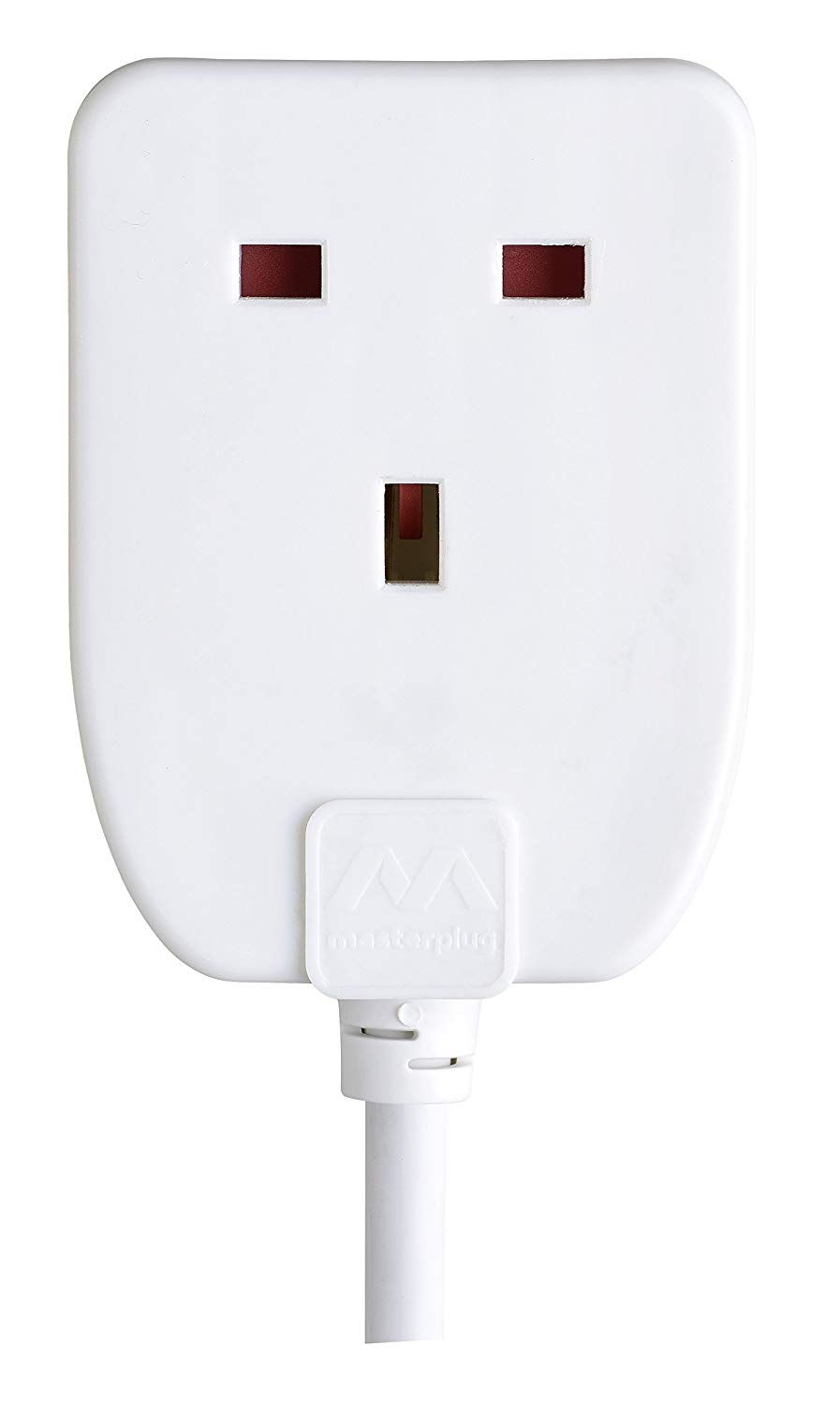 Masterplug One Socket Single Extension Lead, 10 Metre Cable, Unswitched, 1-Way Plug Extension Cable, Basic Power, White, 13A - Image 2
