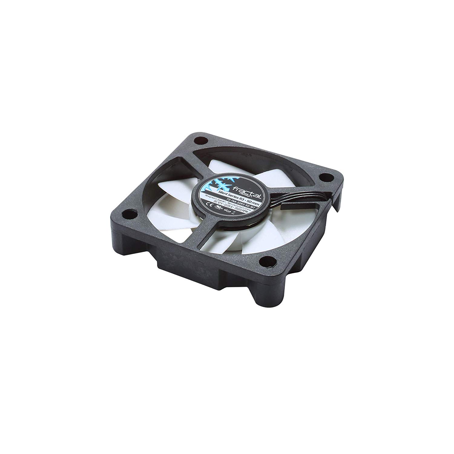 Fractal Design Silent Series R3 White, Silent computer fan, Optimized for quiet operation, 50 mm, Rotational speed 3500 RPM - Image 3