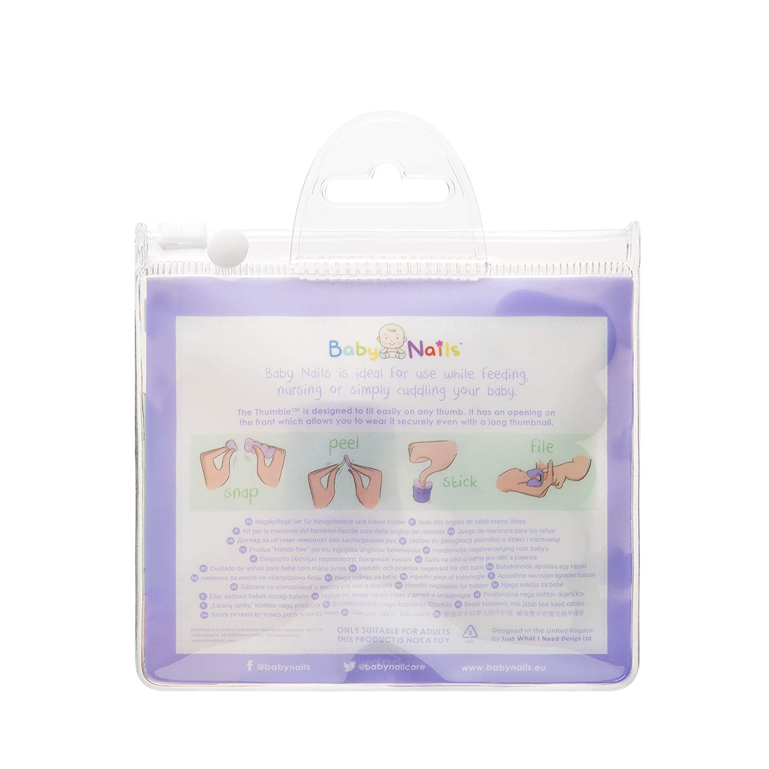 Baby Nails™ - The Wearable Baby Nail File I New Baby Standard Pack - Baby Nail Care Set for Newborn’s (0 Months+) - Image 3