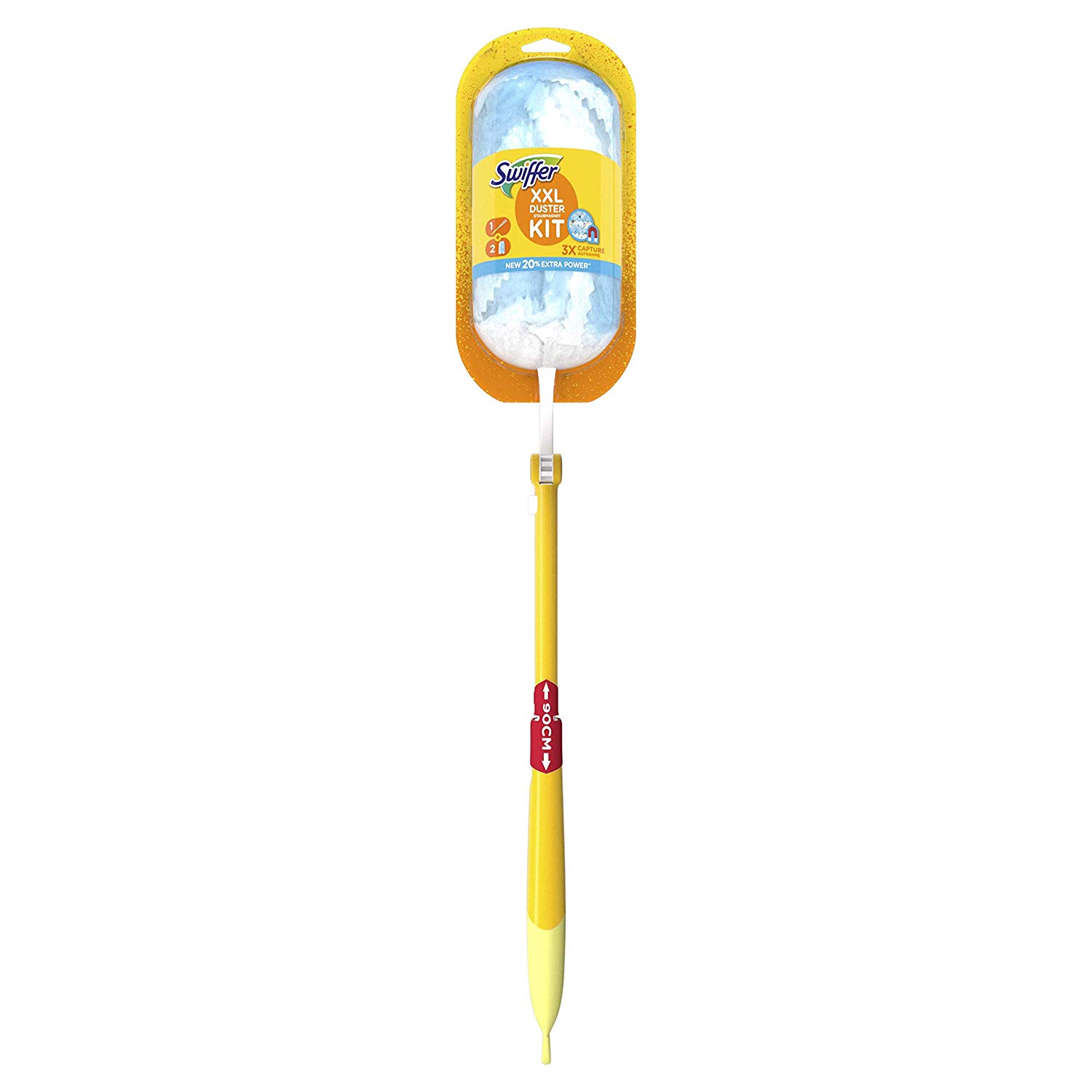 Swiffer - Feather Duster Kit with 2 Refills - Size XXL, Swiffer - Duster Duster Kit Size Xxl + 2 Refills, 3 Count (Pack of 1)