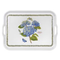 Portmeirion Home & Gifts BG Handled Serving Tray-Hydrangea
