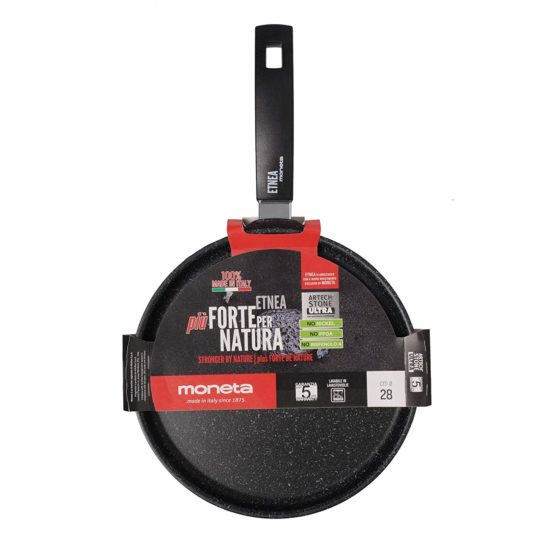 Moneta Etnea Artech Ultra Pancake Pan, Black, 32 cm - Image 4