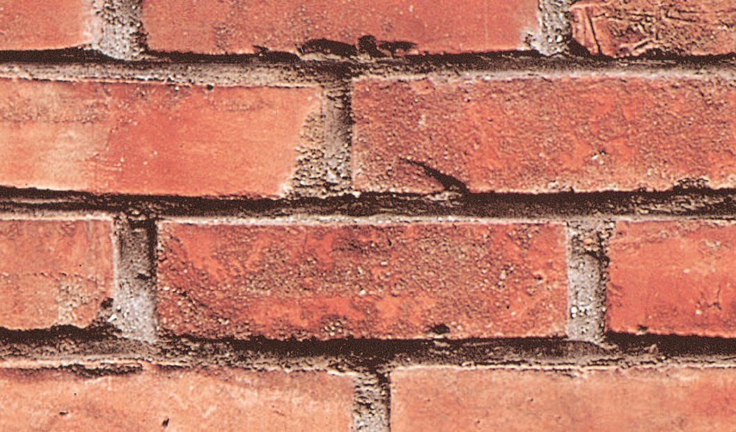 Red Fablon FAB1022245 cm x 2 m Brick Wall Roll