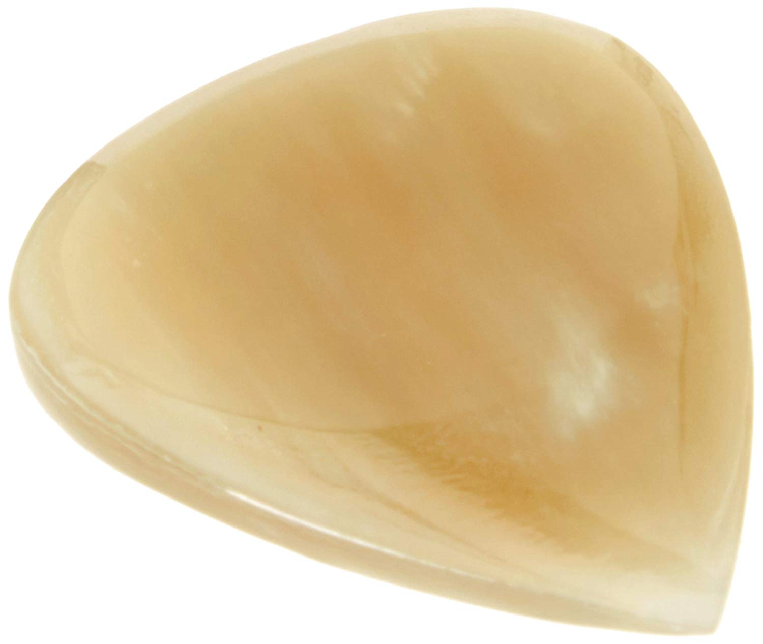 Jazz Tones Fat - White Horn - Individual Plectrum JAZF-WHH-1, 26mmx23.4mmx4mm