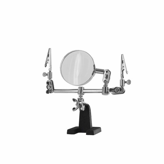 Helping Hands with Glass Magnifier
