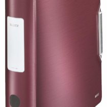 Leitz Lever Arch File, Garnet red, A4, Curved spine 8.2 cm width, Elastic fastening, Light polyfoam, Style Range, 11080028