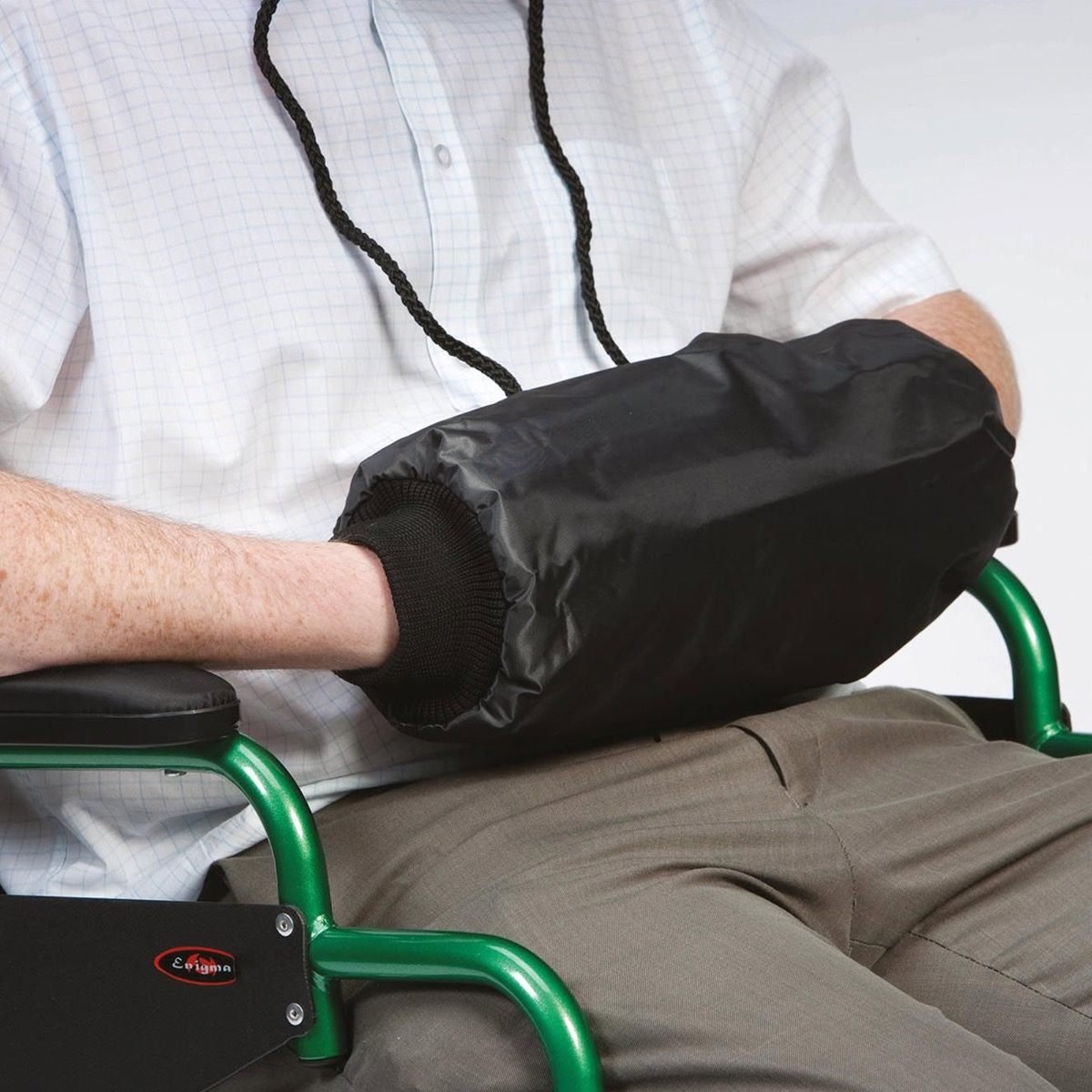 Drive Handmuff Wheelchair Hand Warmer Fleece Effect Lining Elasticated