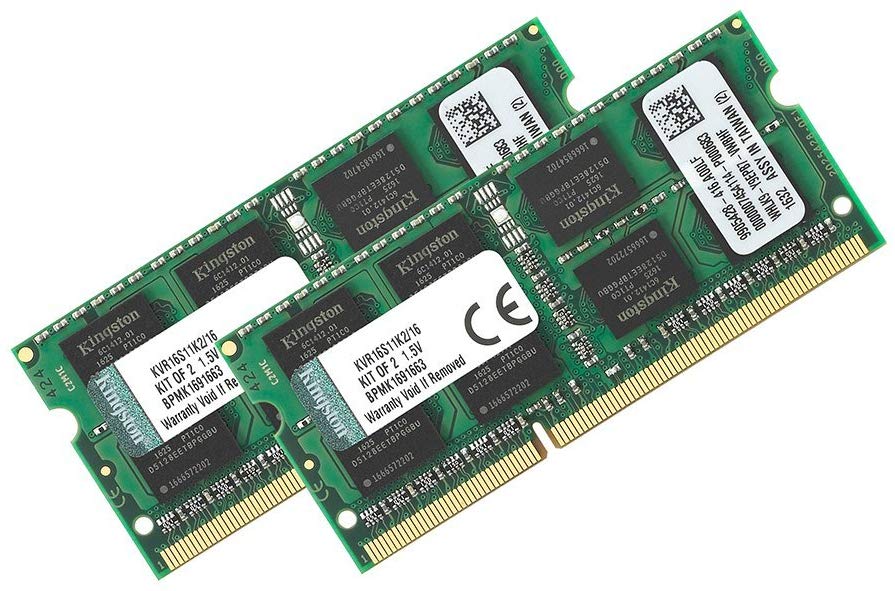 Kingston ValueRAM 16GB (2x8GB) Kit of 2 1600MT/s DDR3 Non-ECC CL11 SODIMM 1.5V KVR16S11K2/16 Laptop Memory - Image 3