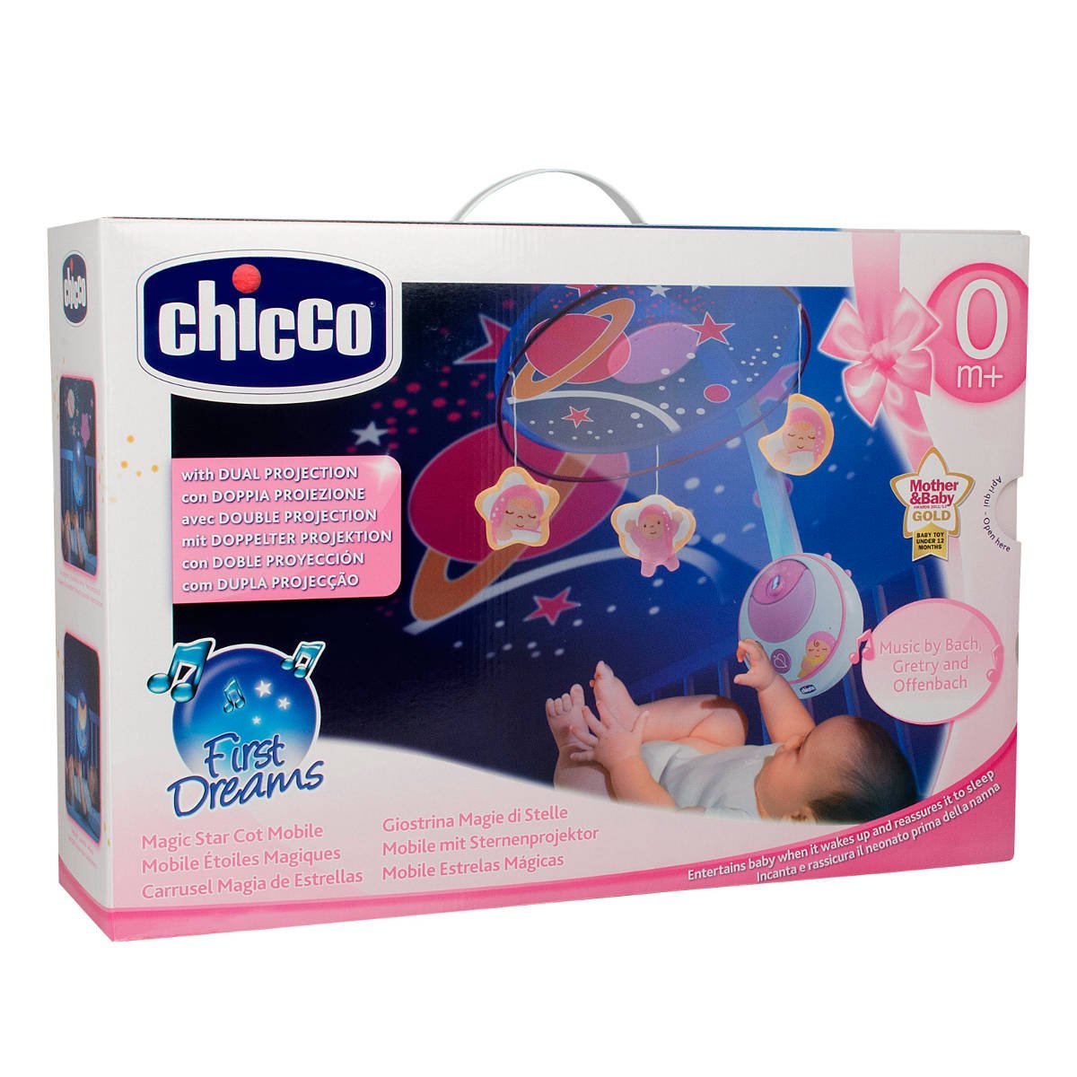 Chicco Magic Stars Cot Mobile Girl, Multicolor - Image 4