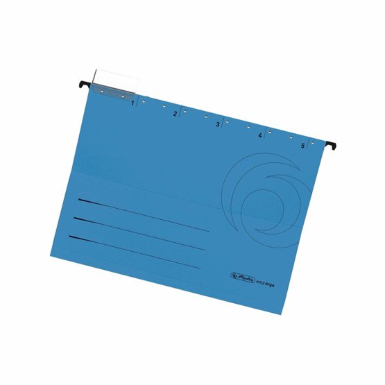 Herlitz A4 Suspension File - Blue (5 Pieces) - Image 2