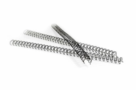 PAVO A4 6.4 mm Premium Wire Binding Spines - Black (Pack of 100)