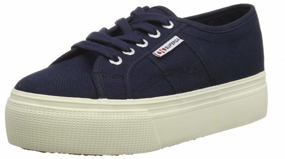 Superga Women's 2730-cotu Gymnastics Shoes, Blue Navy 933, 4.5 UK