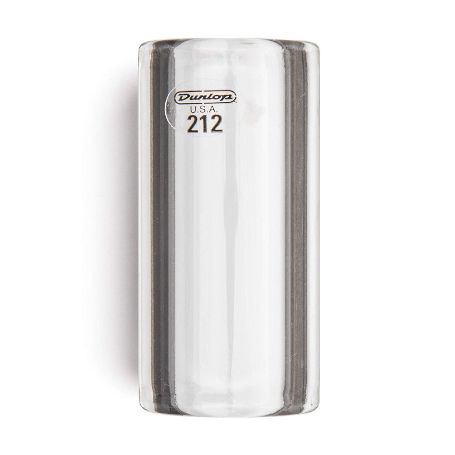 Jim Dunlop SI Glass Slide H S/S, Silver, One Size Short