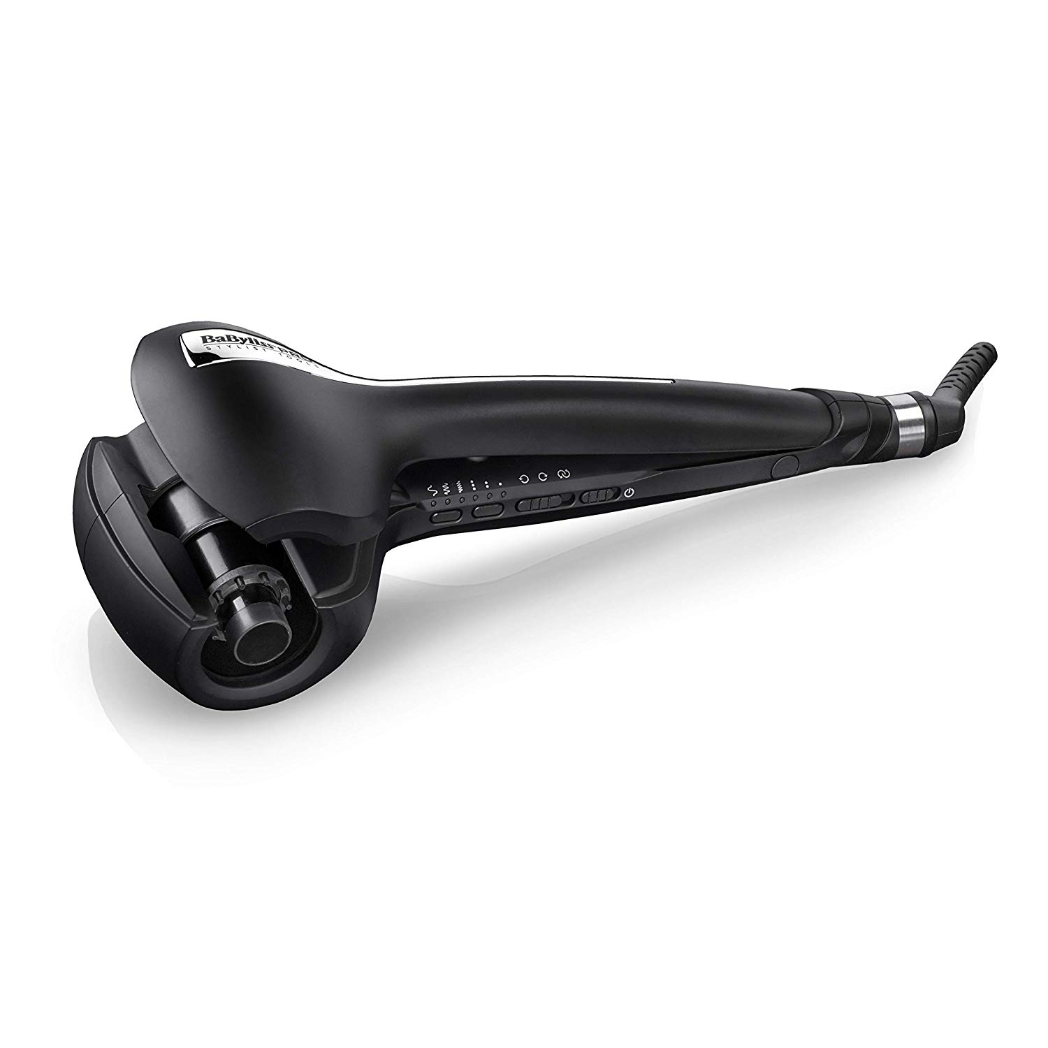 BaBylissPro Curl Perfect Curl MK2 - Ceramic Automatic Hair Curler, 3 Heat Settings 180-230°C, Black, BAB2666U