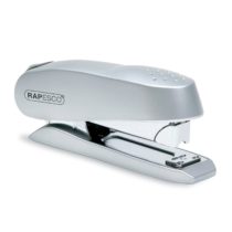 Rapesco 0736 Luna Half Strip Front Loading Stapler, 50 Sheet Capacity, Silver
