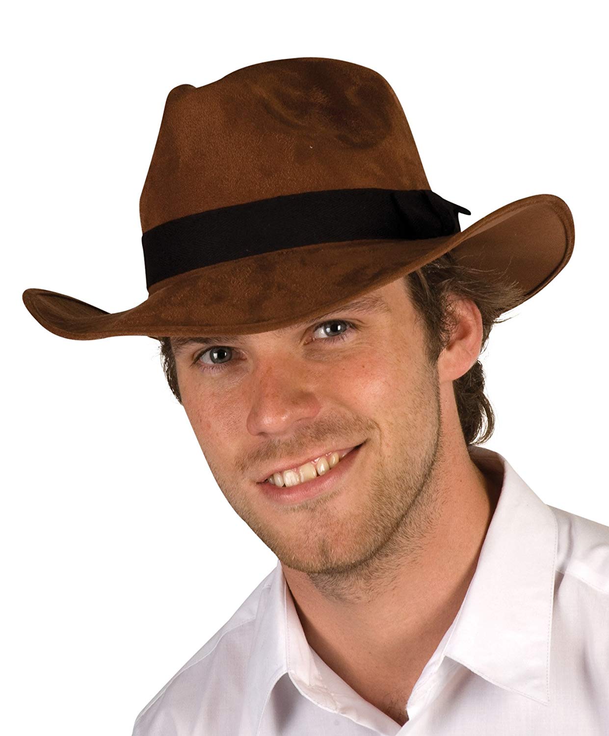 Boland 04089 Adult Hat Adventure, Brown, Cowboy, Western, Ranger, Headgear, Carnival, Theme Party