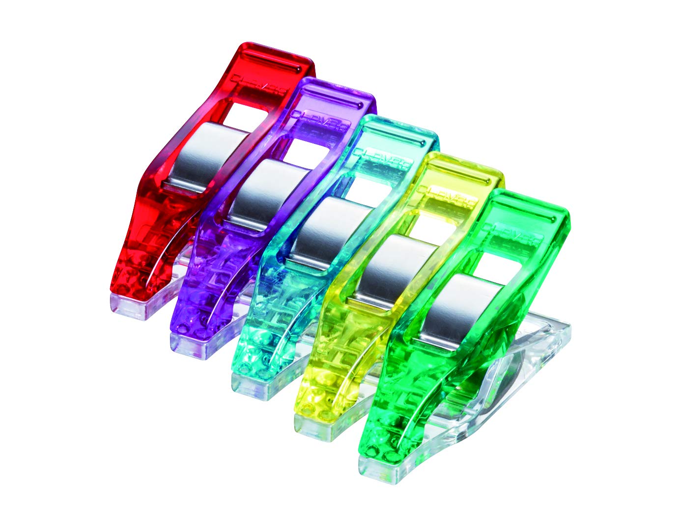 Clover Mini Wonder Clips(Assortment 50pcs), Multicolour, 15.5 x 3.5 x 7.5 cm - Image 2