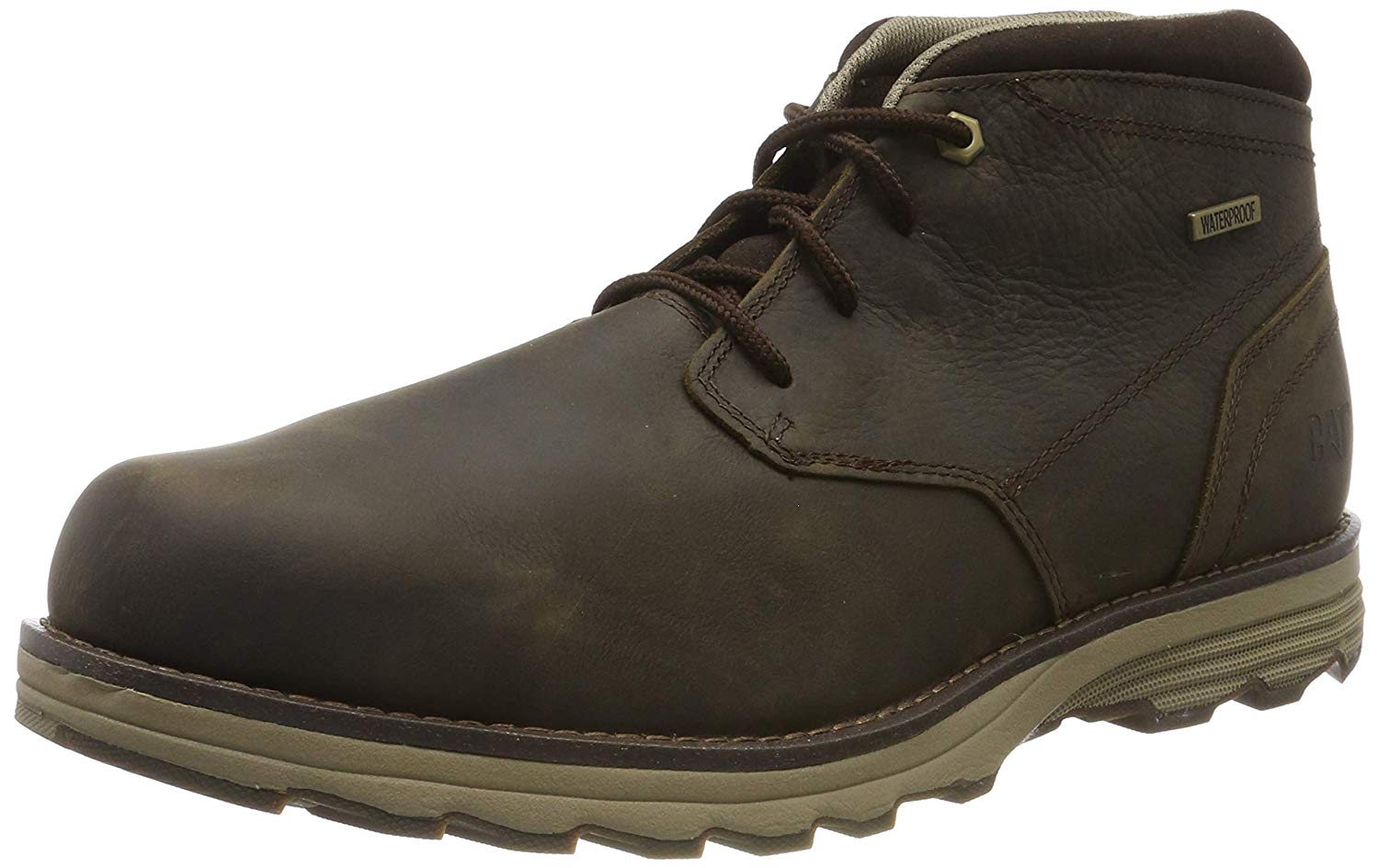 Caterpillar ELUDE WP, Men’s Chukka Boots, Brown (Dark Brown), 10 UK (44 EU), Brown Brown Sugar